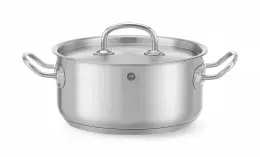 Nerezový nízký hrnec - objem 3 l Kitchen Line