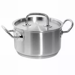 Střední nerezový hrnec - objem 3,5 l Kitchen Line