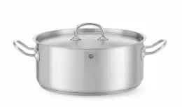 Nerezový nízký hrnec - objem 7,4 l Kitchen Line