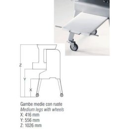 Příslušenství - mlýnek na maso  • Nohy s koly