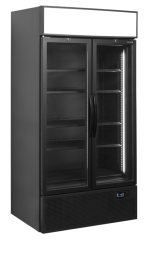 TEFCOLD FSC1000H BLACK Prosklená chladicí skříň