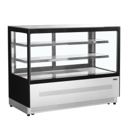 TEFCOLD LPD 1500 F Black Chladicí vitrína cukrářská černá