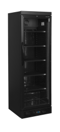 TEFCOLD CEV 435 BLACK Chladicí skříň prosklené dveře