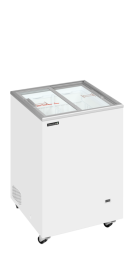TEFCOLD IC 101 SC Pultová mraznička prosklené rovné víko