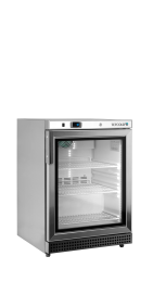 TEFCOLD UF 200 VSG Mrazicí skříň prosklené dveře, nerez