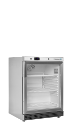 TEFCOLD UR 200 SG Chladicí skříň prosklené dveře, nerez opláštění