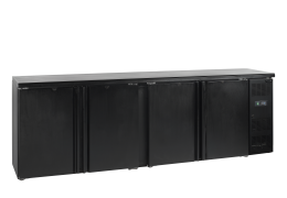 TEFCOLD CBC 410 Minibar, plné křídlové dveře, černá