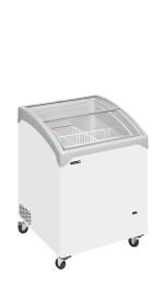 TEFCOLD NIC 101 SCEB Pultová mraznička prosklené posuv. víko