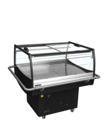 TEFCOLD PDC90SL Acrylic Sides 4 Bumpers Chladicí vitrína samoobslužná, černá