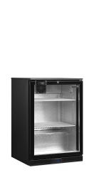 TEFCOLD DB126H Minibar prosklené křídlové dveře, černá