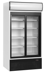 TEFCOLD FSC 1000 S Chladicí skříň prosklené posuv. dveře