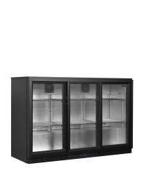 TEFCOLD BA 30 S-3 Minibar, prosklené posuvné dveře